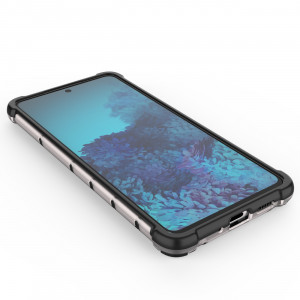 Гръб Honeycomb Armor със силиконов бъмпер - Samsung Galaxy A73 5G черен - Img 11