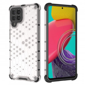 Гръб Honeycomb Armor със силиконов бъмпер - Samsung Galaxy M53 прозрачен - Img 19