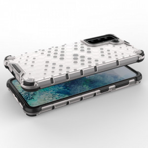 Гръб Honeycomb Armor със силиконов бъмпер - Samsung Galaxy S22+ син - Img 3