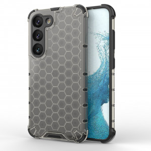 Гръб Honeycomb Armor със силиконов бъмпер - Samsung Galaxy S23 черен - Img 1