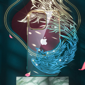 Гръб KINGXBAR Phoenix - iPhone 13 многоцветен - Img 2