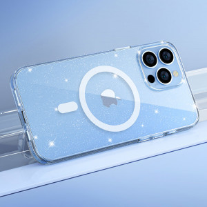 Гръб KINGXBAR PQY Elegant MagSafe - iPhone 13 Pro бял - Img 11