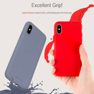 Гръб Mercury Silicone - iPhone 14 Plus розов - Img 4