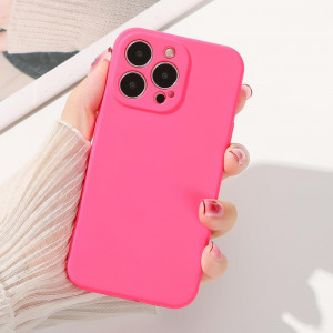 Гръб Silicone - iPhone 13 Pro циклама - Img 10