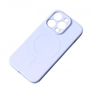 Гръб Silicone MagSafe - iPhone 15 Pro Max син - Img 1