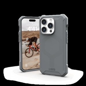 Гръб UAG Essential Armor MagSafe - iPhone 15 Pro сребрист - Img 3