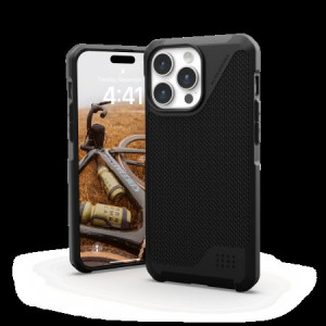 Гръб UAG Metropolis LT MagSafe - iPhone 15 Pro Max черен кевлар - Img 3