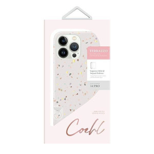 Гръб UNIQ Coehl Terrazzo - iPhone 14 Pro пясък - Img 5