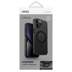 Гръб UNIQ LifePro Xtreme Magclick - iPhone 14 Pro Max black / smoke frost - Img 8