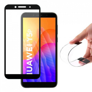 Гъвкав протектор с пълно покритие WOZINSKY - Huawei Y5p черна рамка - Img 2