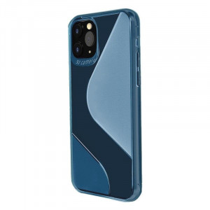 Гъвкав силиконов гръб S-case - Huawei P smart 2020 син - Img 1
