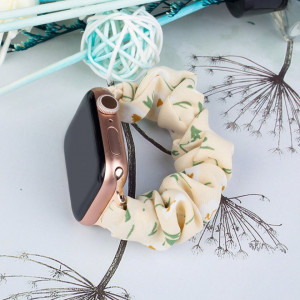 Еластична текстилна каишка - Apple Watch 45mm Series 7 / 44mm SE / 44mm Series 6 / 44mm Series 5 / 44mm Series 4 / 42mm Series 3 / 42mm Series 2 жълт - Img 2