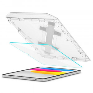 Закален стъклен протектор с инструмент за поставяне SPIGEN Glas Tr Ez Fit - iPad 10.9" 2022 прозрачен - Img 6