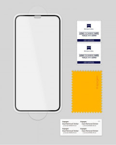 Закален стъклен протектор SPIGEN Align Master FC с инструмент за поставяне - iPhone X / XS с черна рамка - Img 13