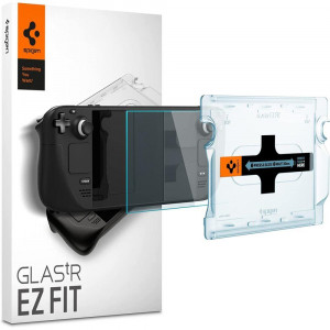 Закален стъклен протектор SPIGEN Glas. Tr ”EZ Fit” за Valve Steam Deck - Img 1