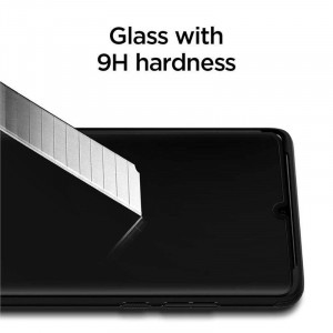 Закален стъклен протектор SPIGEN TR Slim - Huawei P30 Pro с черна рамка - Img 18