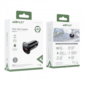 Зарядно за кола ACEFAST 38W USB Type A / 2x USB Type C PPS PD QC 3.0 AFC FCP (B1) черно - Img 5