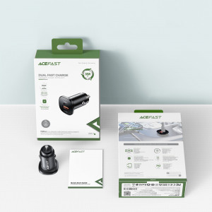 Зарядно за кола ACEFAST 38W USB Type A / 2x USB Type C PPS PD QC 3.0 AFC FCP (B1) черно - Img 15