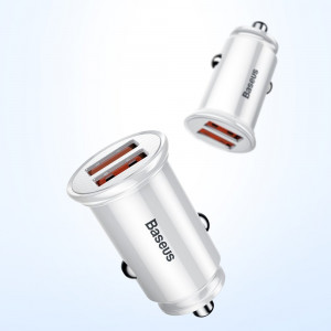 Зарядно за кола BASEUS Circular 30W 2x USB Type A QC 3.0 SCP AFC (CCALL-YD01) черно - Img 18