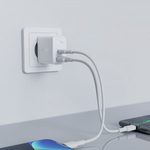 Зарядно за стена ACEFAST 32W USB Type A / USB Type C PPS PD QC3.0 AFC FCP (A5) бяло - Img 2