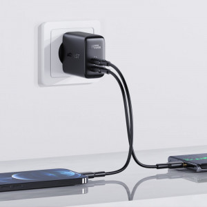 Зарядно за стена ACEFAST 40W 2x USB Type C PPS PD QC3.0 AFC FCP (A9) черно - Img 6