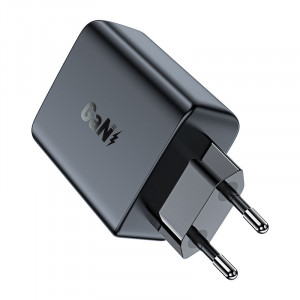 Зарядно за стена ACEFAST 50W PD GaN 2x USB Type C (A29) черно - Img 6