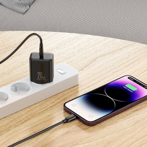 Зарядно за стена JOYROOM JR-TCF06 20W USB Type C PD черно - Img 7