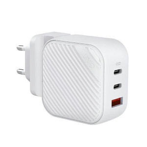 Зарядно за стена UNIQ Verge Pro GaN 66W USB Type A / 2x USB Type C бяло - Img 4