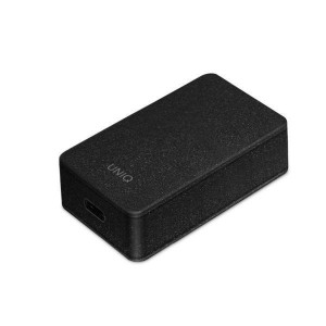 Зарядно за стена UNIQ Versa Slim 18W USB Type C PD + кабел USB Type C към USB Type C (LITHOS Collective) черно - Img 6