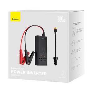 Инвертор за кола BASEUS IGBT 300W 220V (CN / EU стандарт) (CGNB010101) черен - Img 5