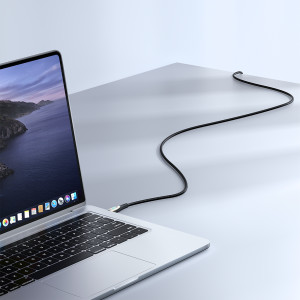 Кабел за зареждане и данни с оплетка JOYROOM Pioneer SA31-AL3 USB Type A към Lightning 3A 1.2m черен - Img 10