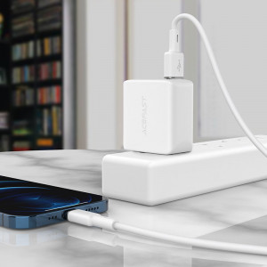 Кабел за зареждане и данни ACEFAST MFi USB Type A към Lightning 1.2m 2.4A черен (C2-02 черен) - Img 6