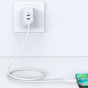 Кабел за зареждане и данни ACEFAST USB Type A към USB Type C 3A 1.2m (C2-04) бял - Img 10