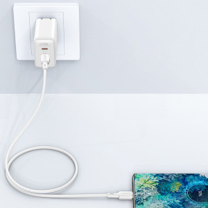 Кабел за зареждане и данни ACEFAST USB Type C към USB Type C 60W 20V 3A 1.2m (C2-03) бял - Img 9