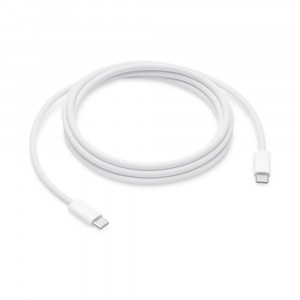 Кабел за зареждане и данни APPLE USB Type C към USB Type C MU2G3ZM/A 240W 5A 2m бял - Img 1