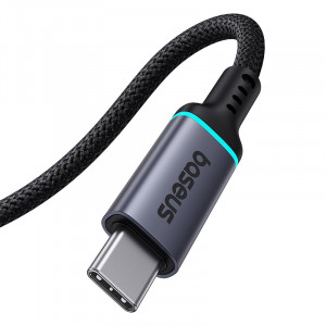 Кабел за зареждане и данни BASEUS USB Type C 10Gb/s 0.5m черен - Img 7