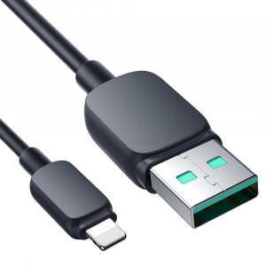 Кабел за зареждане и данни JOYROOM USB Type A към Lightning 2.4A 2m S-AL012A14 черен - Img 2