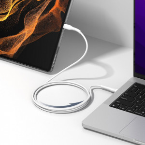 Кабел за зареждане и данни RINGKE USB Type C към Lightning 480Mb/s 20W 1.2m черен (CB60112RS) - Img 10