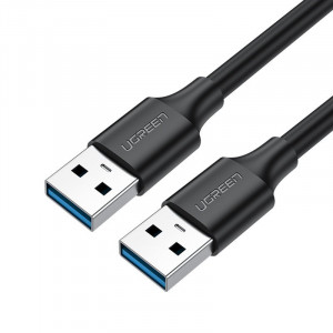 Кабел за зареждане и данни UGREEN US128 USB Type A 2.0 A към USB Type A 2m черен - Img 2
