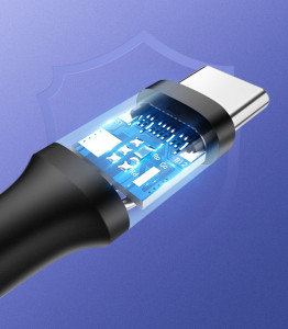 Кабел за зареждане и данни UGREEN USB Type A към USB Type C 480Mb/s 3A 1.5 m черен (US287 60117) - Img 20