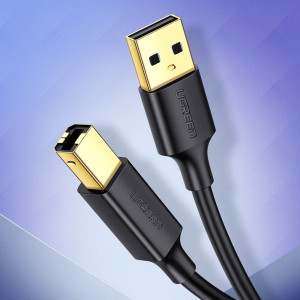 Кабел за принтер UGREEN USB Type A към USB Type B 480Mb/s 5m черен (US135) - Img 4