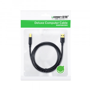 Кабел за принтер UGREEN USB Type B към USB Type A 480Mb/s 2m черен (US135 20847) - Img 5