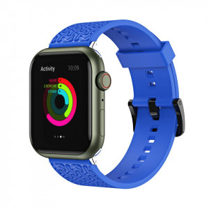 Каишка Y - Apple Watch 7 / SE (41 / 40 / 38mm) син - Img 4