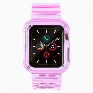 Калъф за корпус с каишка Light Strap - Apple Watch 40mm SE / 40mm Series 6 / 40mm Series 5 / 40mm Series 4 червен - Img 1