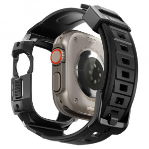 Калъф за корпус с каишка SPIGEN Rugged Armor Pro - Apple Watch Ultra 49mm / Ultra 2 49mm черен - Img 4