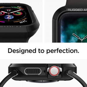 Калъф за корпус SPIGEN Rugged Armor - Apple Watch 44mm Series 5 / 44mm Series 4 черен - Img 13