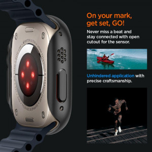 Калъф за корпус SPIGEN Thin Fit - Apple Watch Ultra 49mm / Ultra 2 49mm черен - Img 15