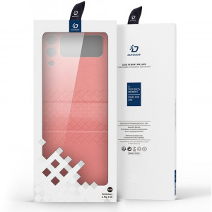 Калъф от еко кожа DUX DUCIS Bril - Samsung Galaxy Z Flip3 5G розов - Img 5