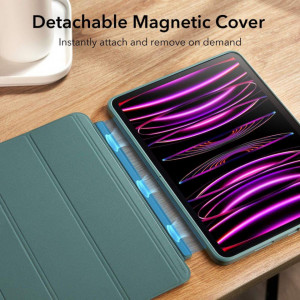 Калъф с магнитен капак и Smart Sleep функция ESR Ascend Hybrid - iPad Pro 12.9" (5th gen 2021) / Pro 12.9" (6th gen 2022) зелен - Img 2