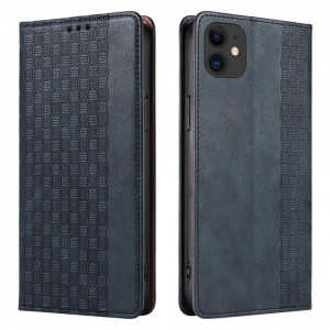 Калъф тип книга с връзка Magnet Strap - iPhone 12 син - Img 7